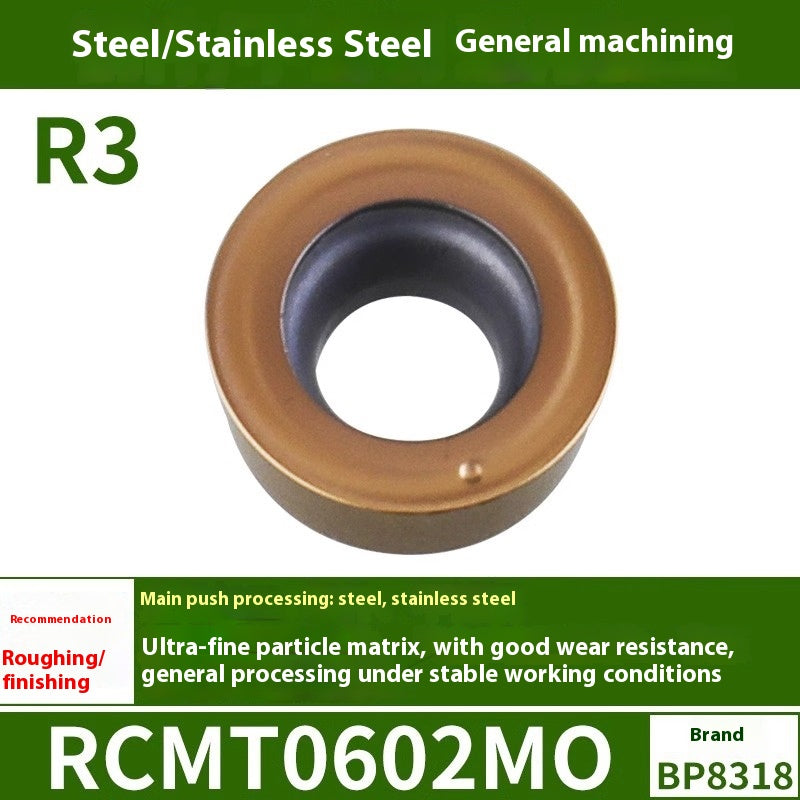 6009 CNC milling inserts RPMW carbide R5 machining center R4 milling machine R6 milling inserts RPMT round cutter grain cutting tools Shandong Denso Pricision Tools Co.,Ltd.